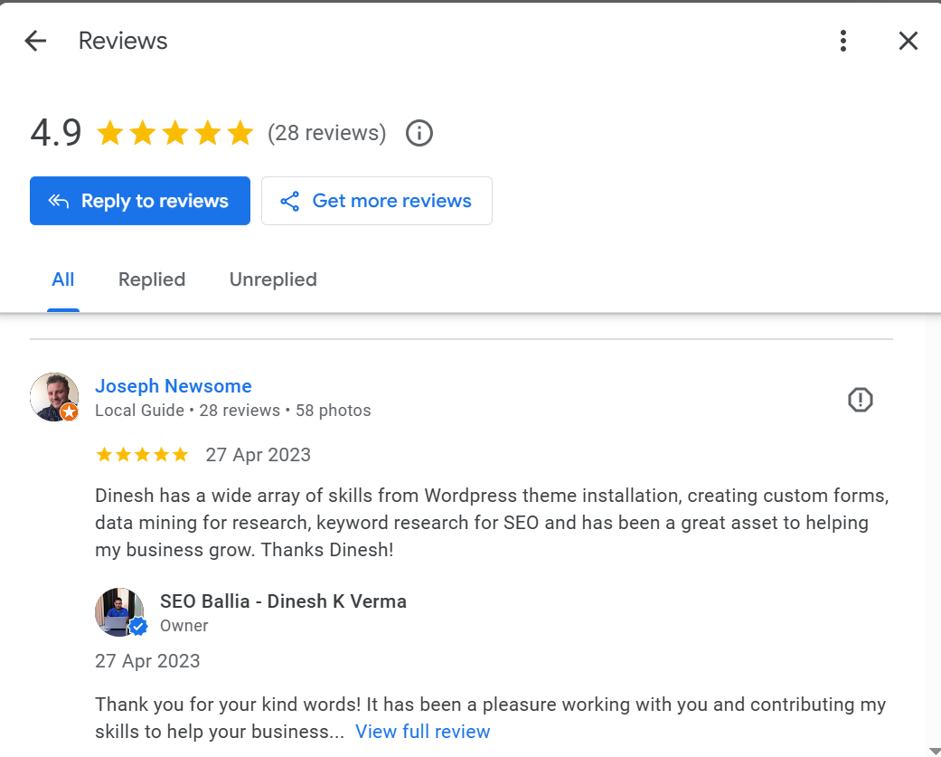 Google Reviews